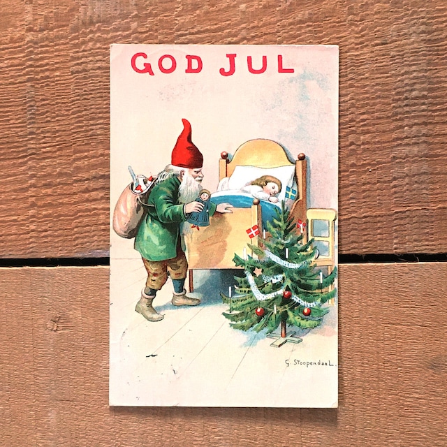 クリスマスカード「G.Stoopendal（Ｇ・ストゥーペンダール）」《201101-05》