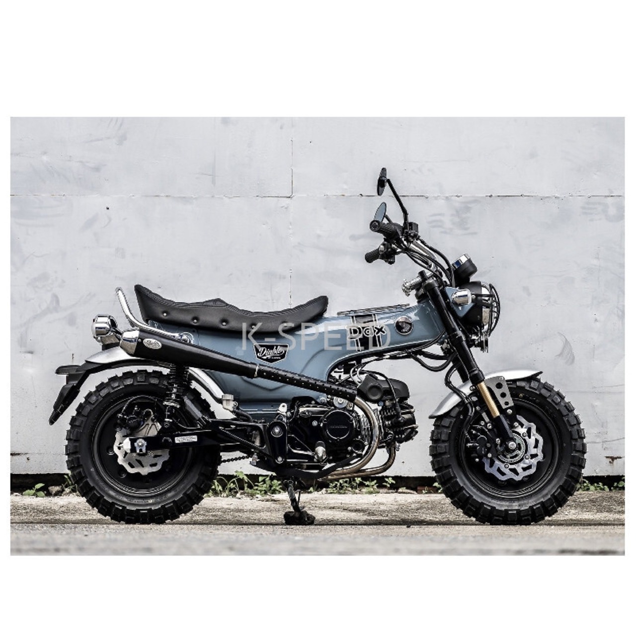 DAX125 K-SPEED スペシャル ローダウン キット 8cm ゴールド フロント 