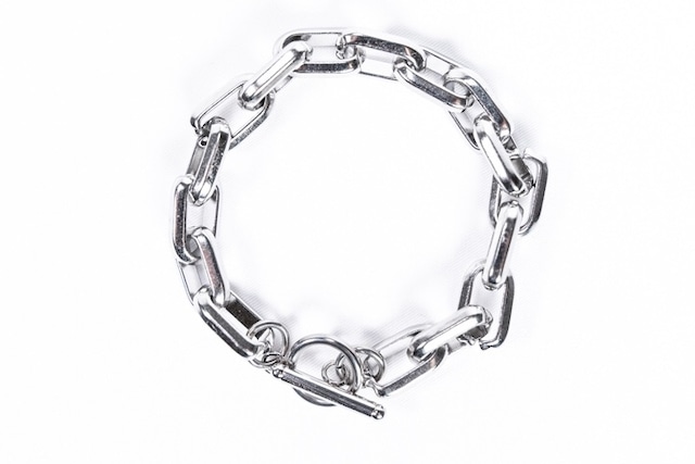 【316L square chain bracelet】/ SILVER