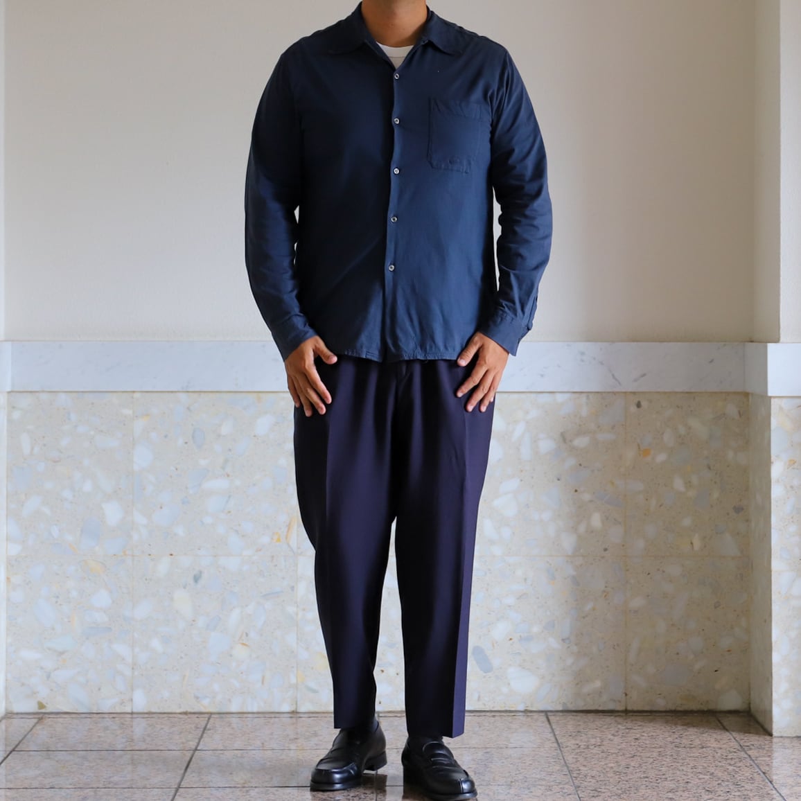 美品】90s C.P. Company special cotton shirt made in Italy mint
