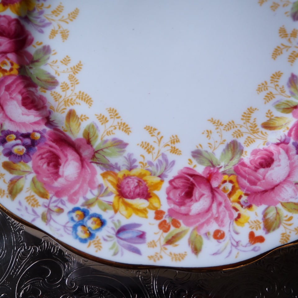 希少 英国ロイヤルアルバート セレナ プレートA F4 | antique FEELPORT