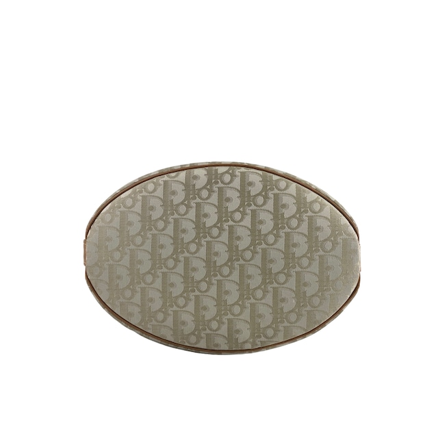 Christian Dior クリスチャン ディオール トロッター ショルダーバッグ ベージュ PVCレザー 巾着 vintage ヴィンテージ オールド hcjcsd