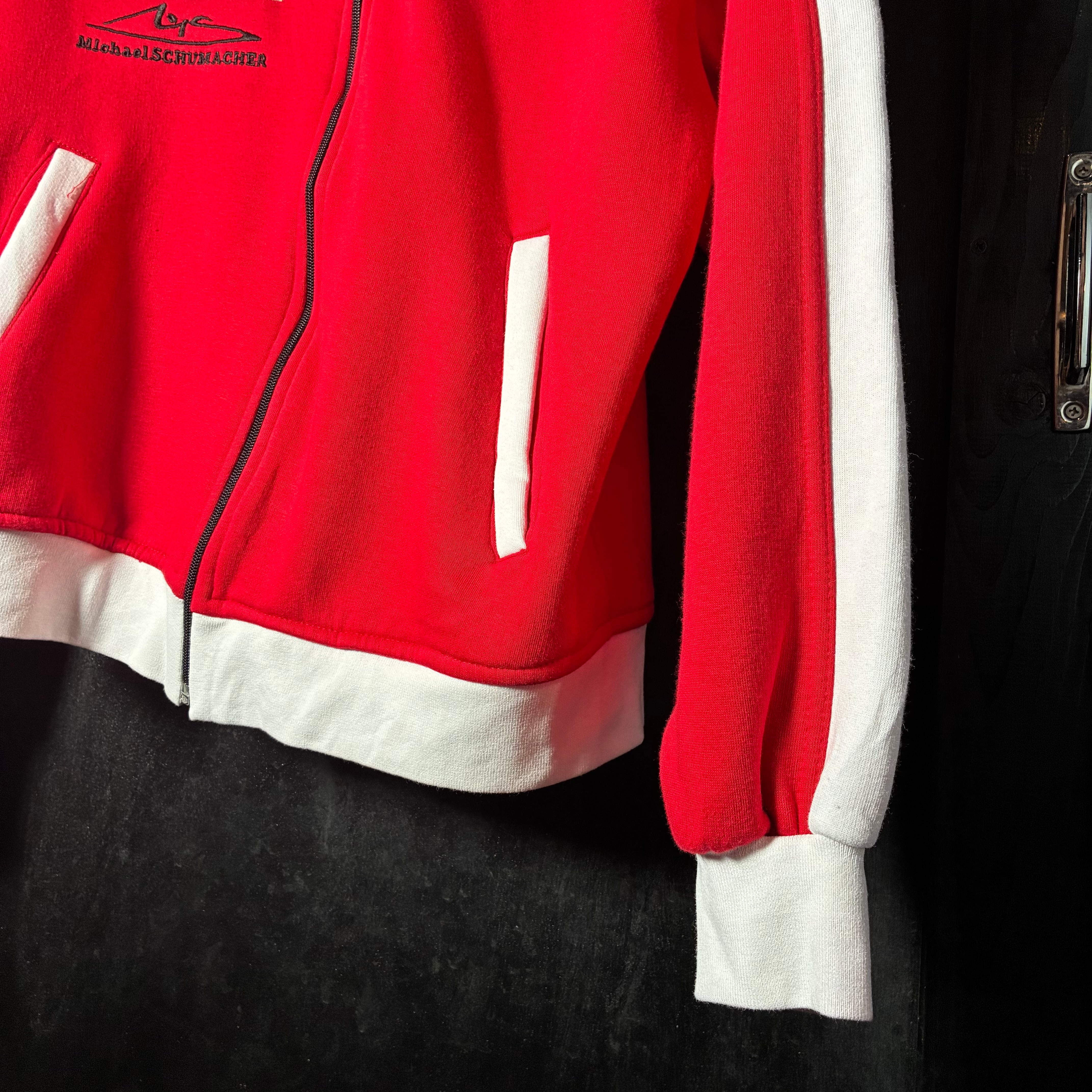 Ferrari マイケルシューマッハ コットンレーシングジャケット 赤白