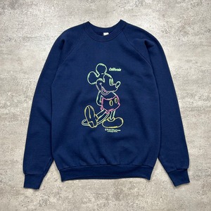 DISNEY MICKEY MOUSE NEON LOGO SWEATSHIRT SIZE XL (USED)