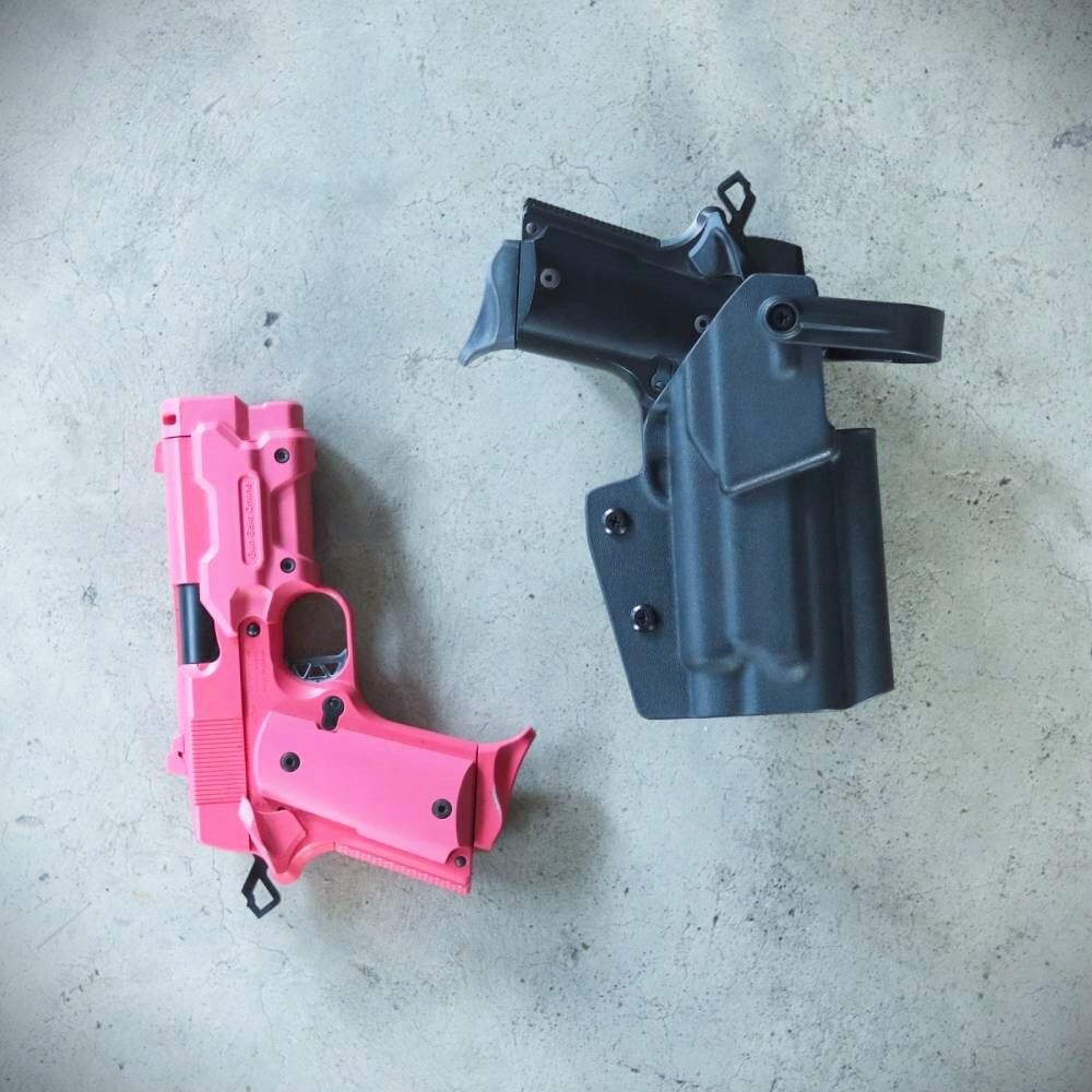 六七五 AM.45 専用 ホルスター（左右セット） 六七五 AM.45 ヴォーパルバニー 専用 カイデックスホルスター Black