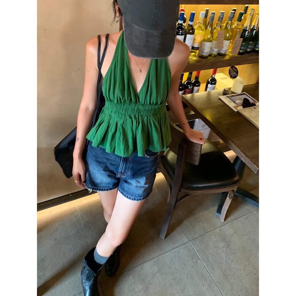 【美品⭐️】ANINE BING Sylvia Top ホルターネックトップ Sylvia Halter Top by Anine Bing | Rent the Runway