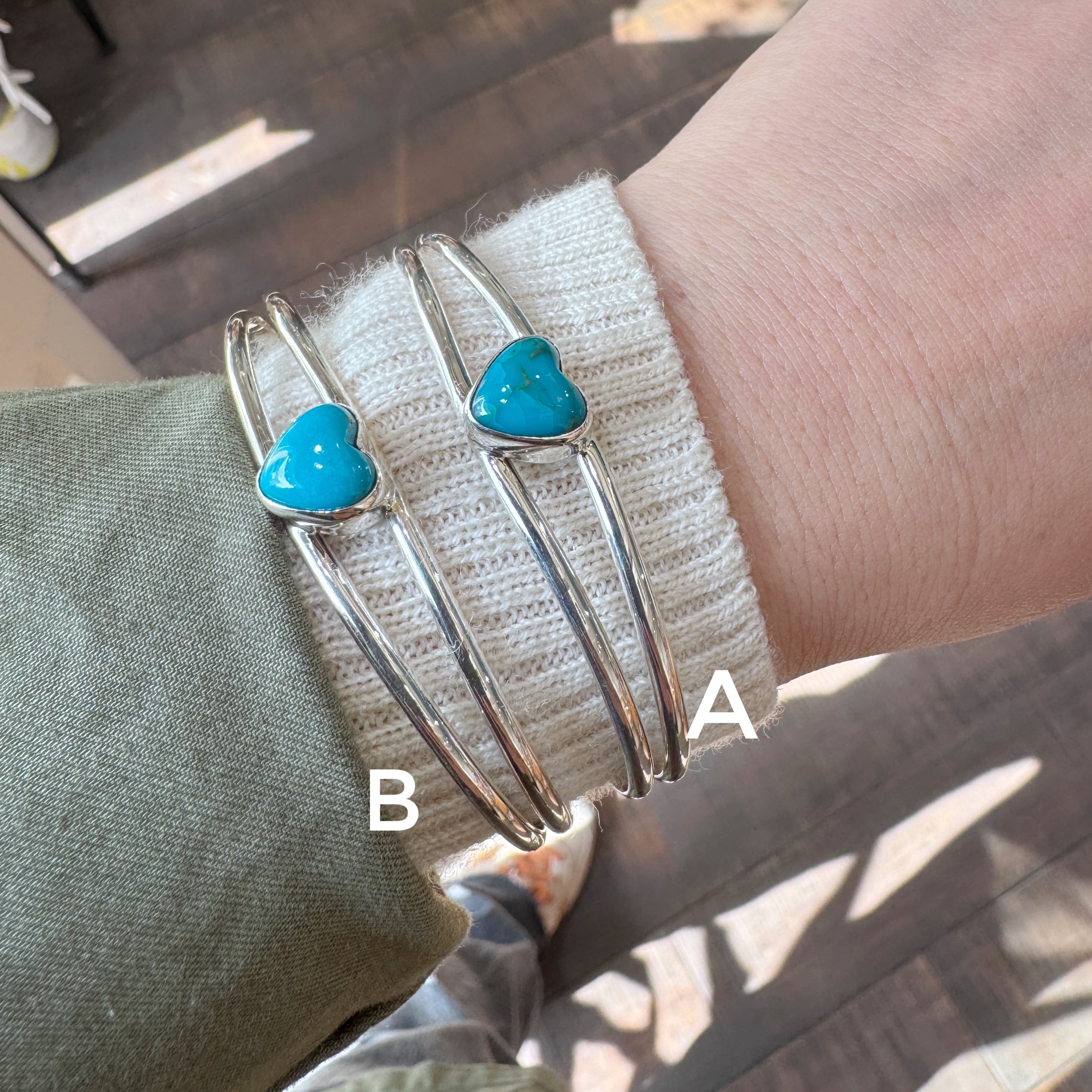 Indian Jewelry 》ハート キングマン ターコイズ バングル | 【公式