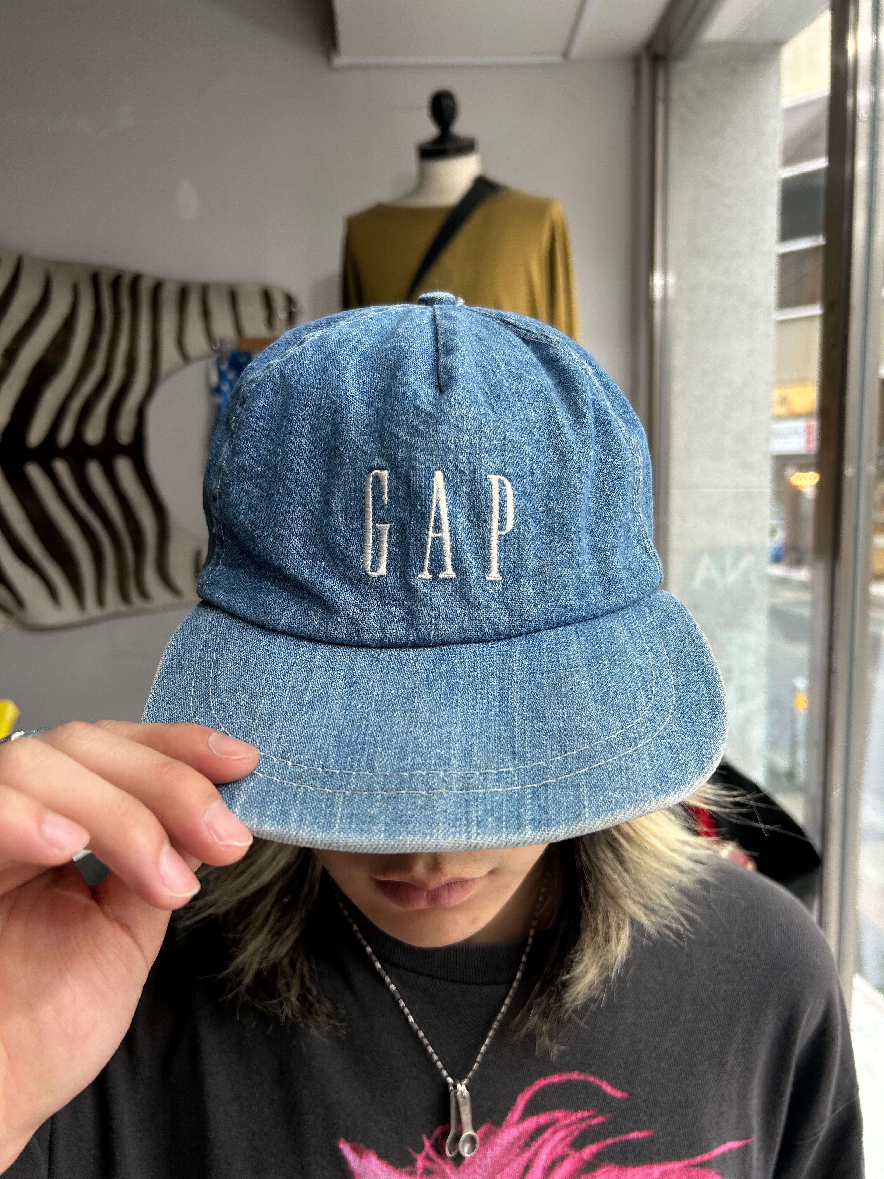 90s old GAP "denim" cap【仙台店】