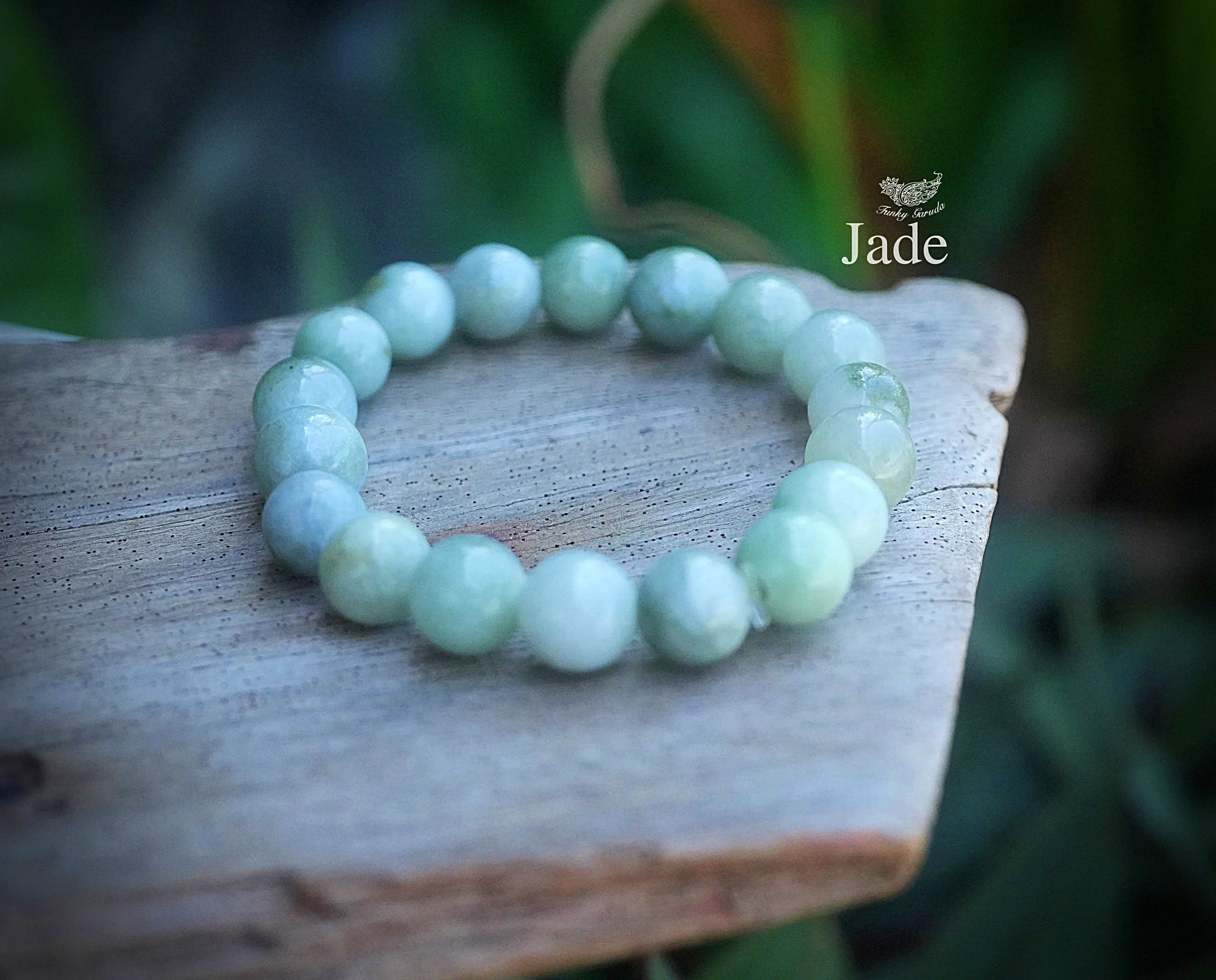 ブルーグリーンアクアマリンブレスレット