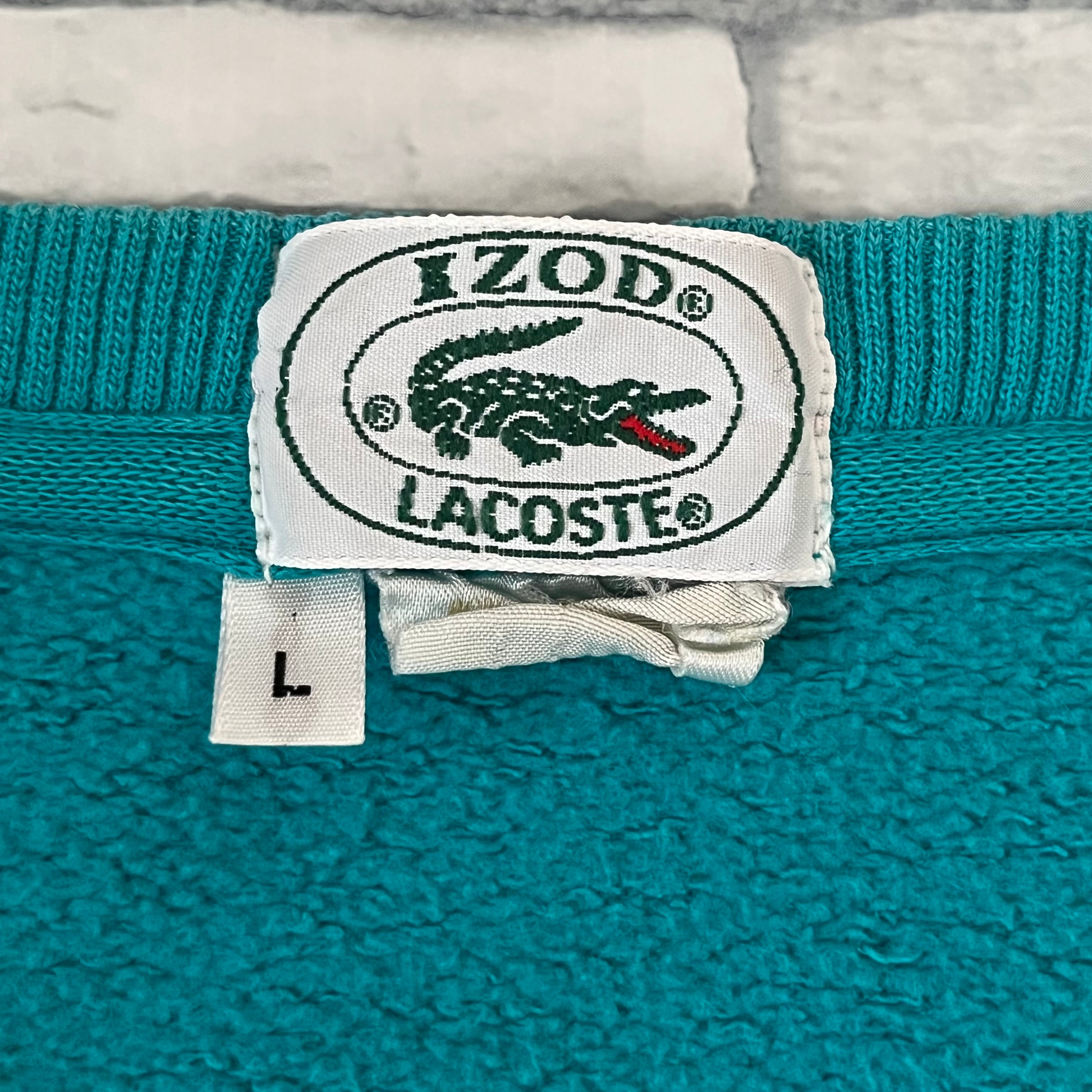 LACOSTE ラコステ スウェット トレーナー 80~90s アイゾッドラコステ