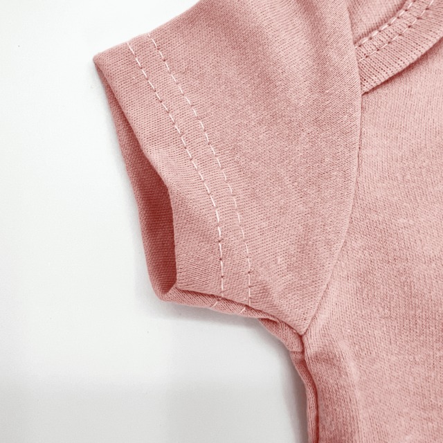 ロンパース(メッセージ・半袖)ベビー服 かわいい キュート シンプル