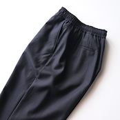 山内 / ウールメッシュクロス・ワンタックスラックス 洗い加工