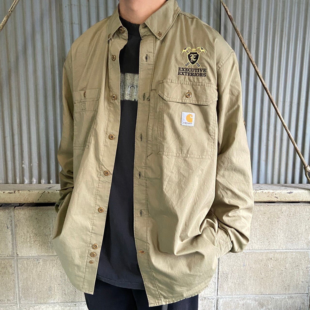 Carhartt カーハート RELAXED FIT 長袖 フィッシングシャツ メンズXL