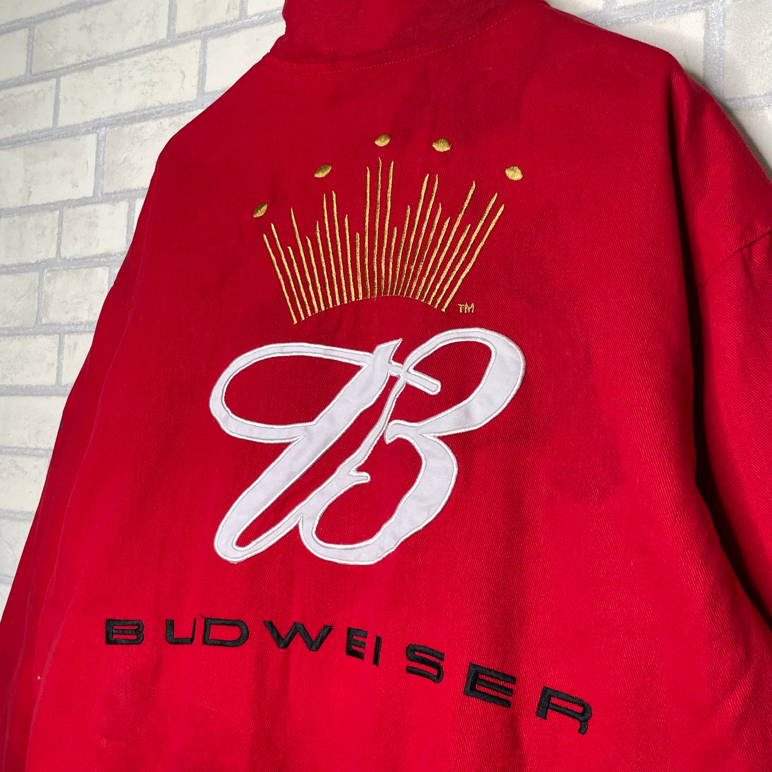 WINNERS CIRCLE レーシングジャケット L（XL相当） Budweiser 両面刺繍 
