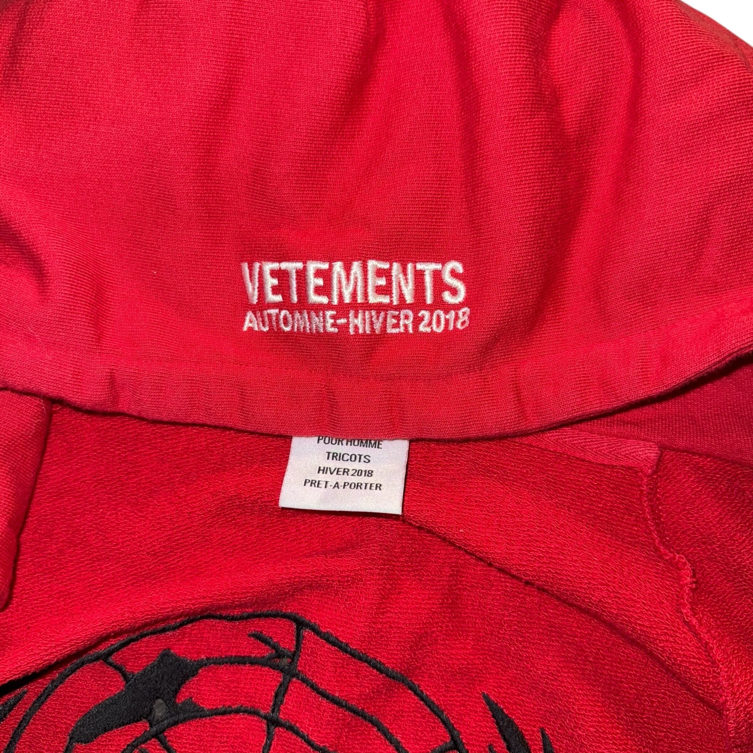 VETEMENTS】ヴェトモン 17FW FREE HUGS ZIP HOODIE | luxury&vintage