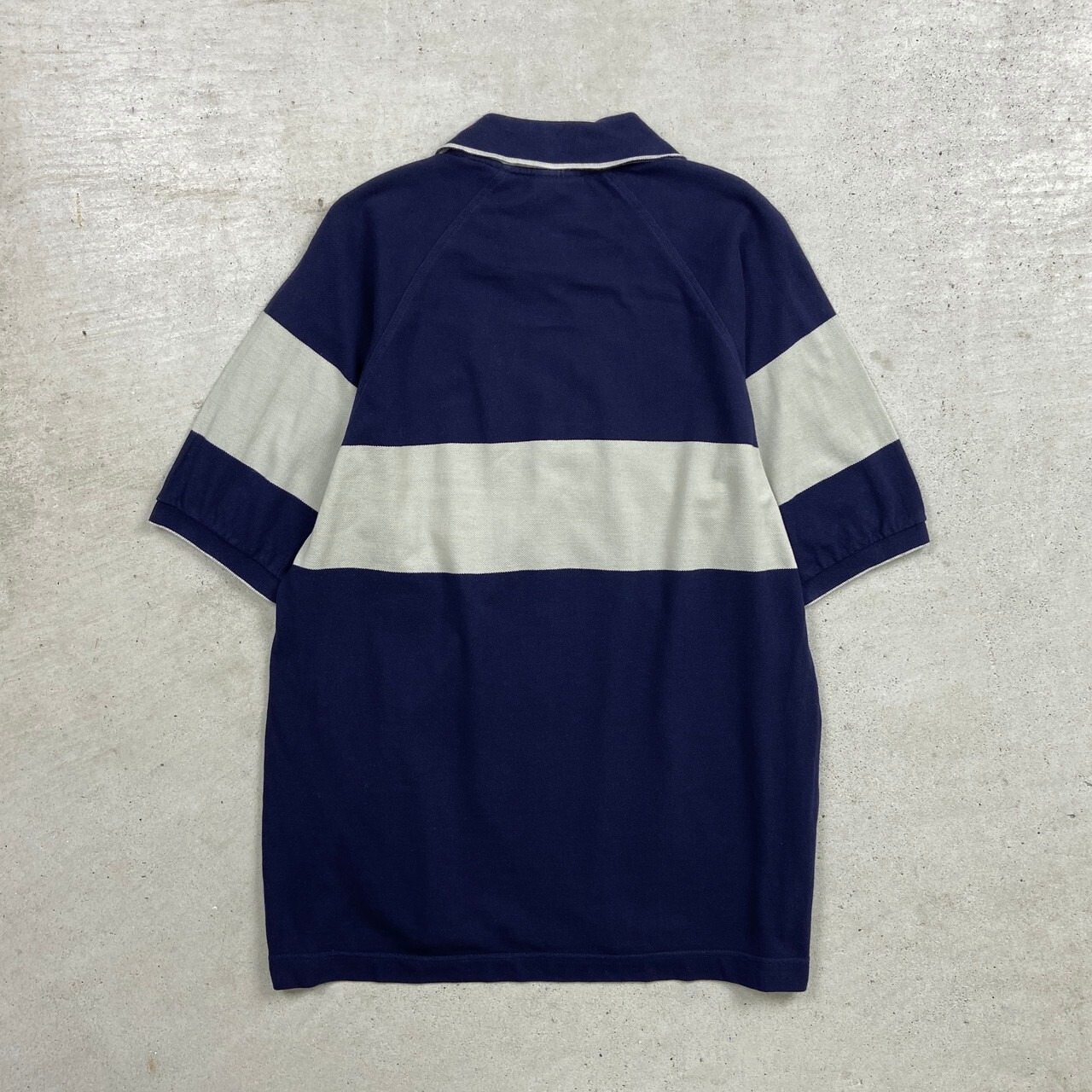 80年代 スペイン製 LACOSTE ラコステ ポロシャツ スキッパーカラー 