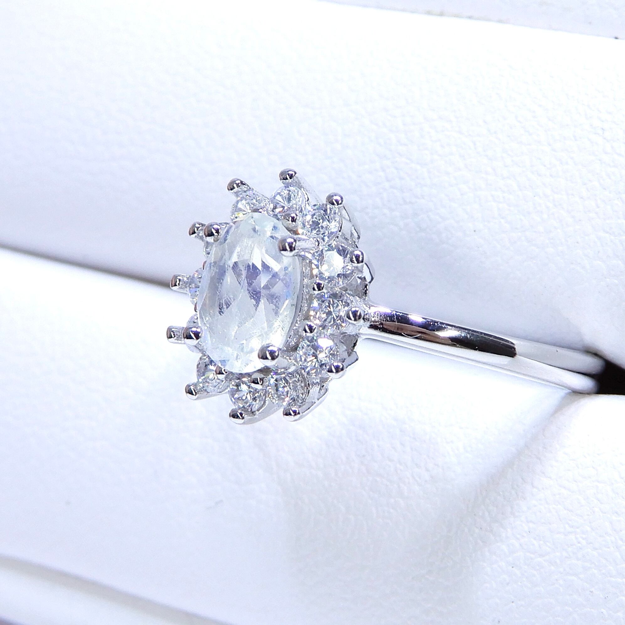 リング♦︎ラブラドライト♦︎WGカラー《0109》