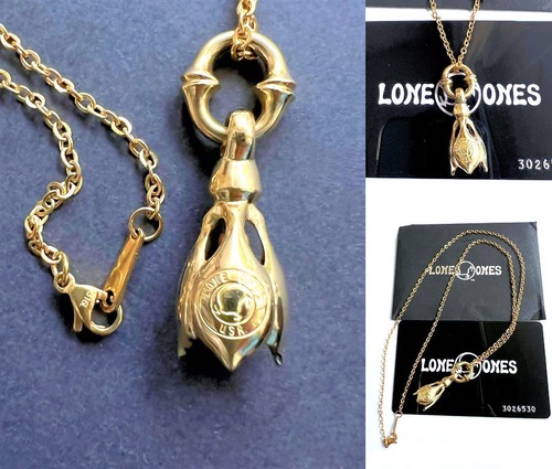 LONE ONES　ロンワンズ　K18 YG　ティアベル　ペンダント　S　ネックレス　男女　2023　ギャラ付き　