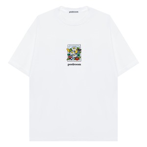 POOLROOM | IN BLOOM T-SHIRT (WHITE)