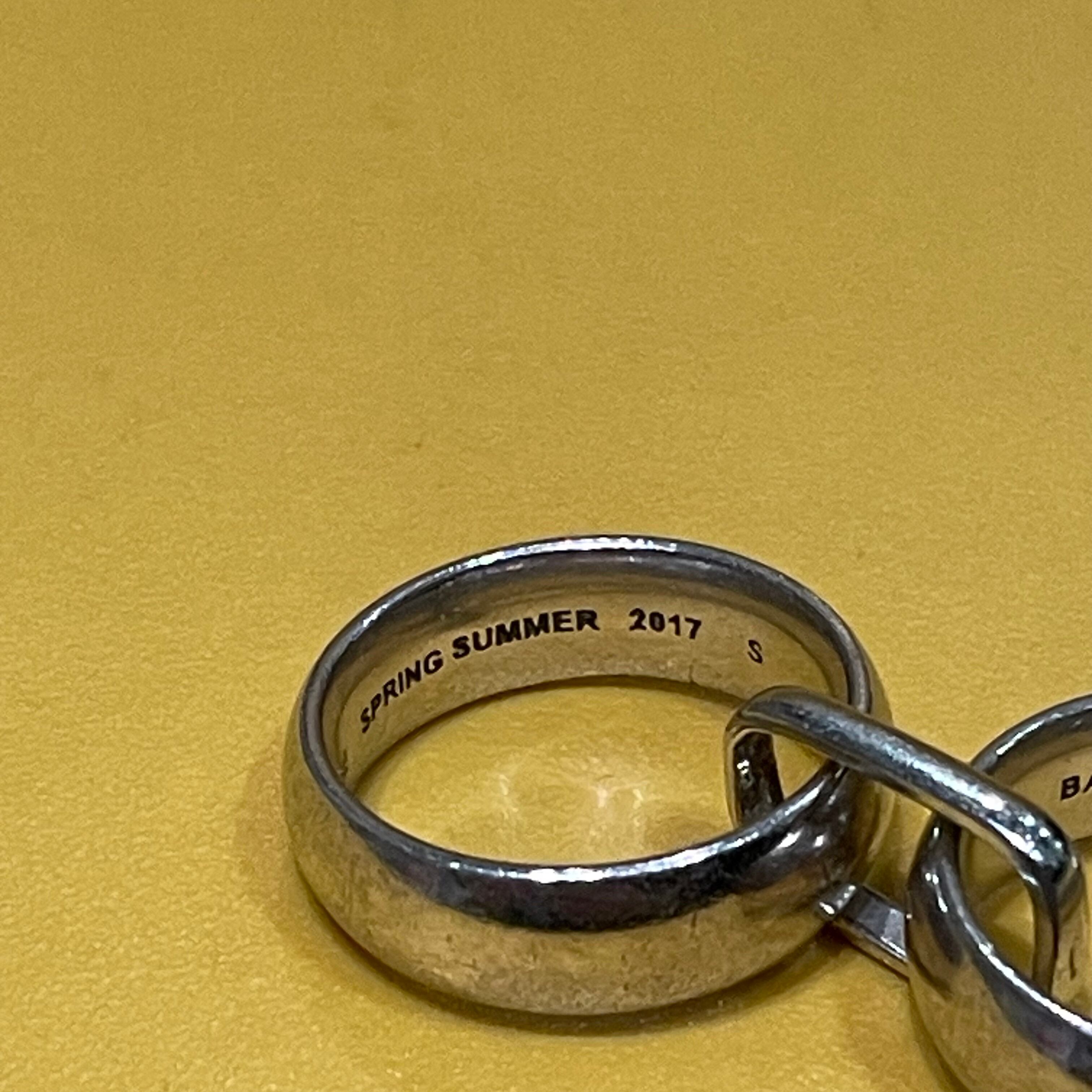 BALENCIAGA バレンシアガ 17SS シルバーリング 指輪 SIZE 約13～14号