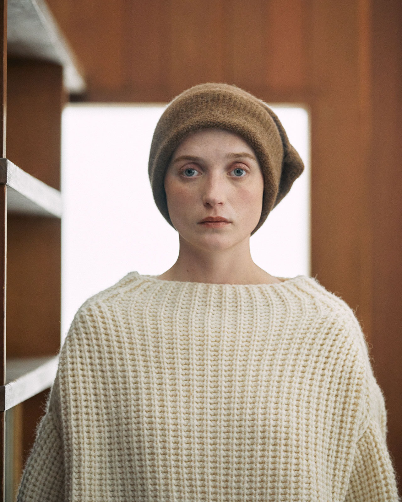 chisaki(チサキ) Nuum カシミヤセーブル ネックウォーマー(ターバン)インディゴのみ