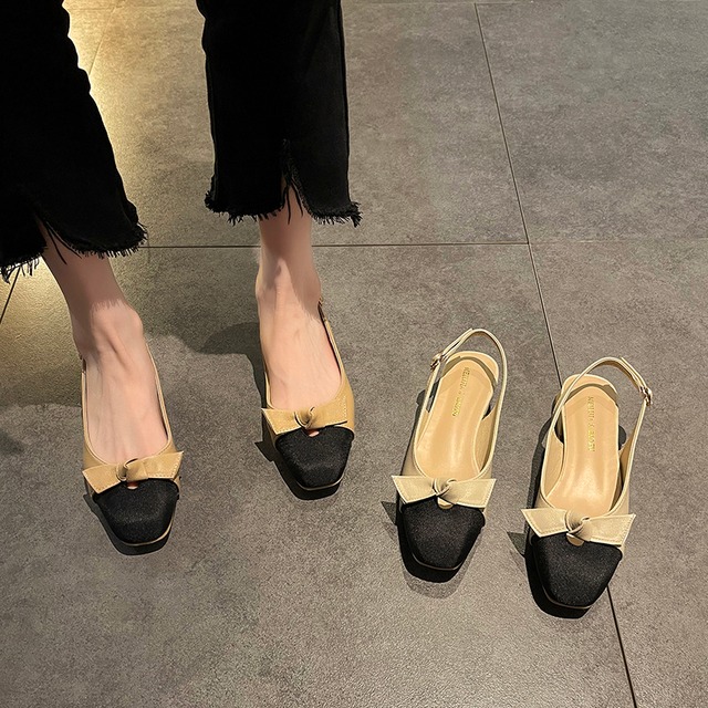 シングルサマースタイルカラーベルト 靴 シューズ 夏物 ハーネス スクウェア 部族の婦人靴9655017488