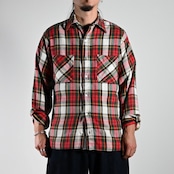 70's BIGMAC vintage M Ctton Flannel Check Shirt