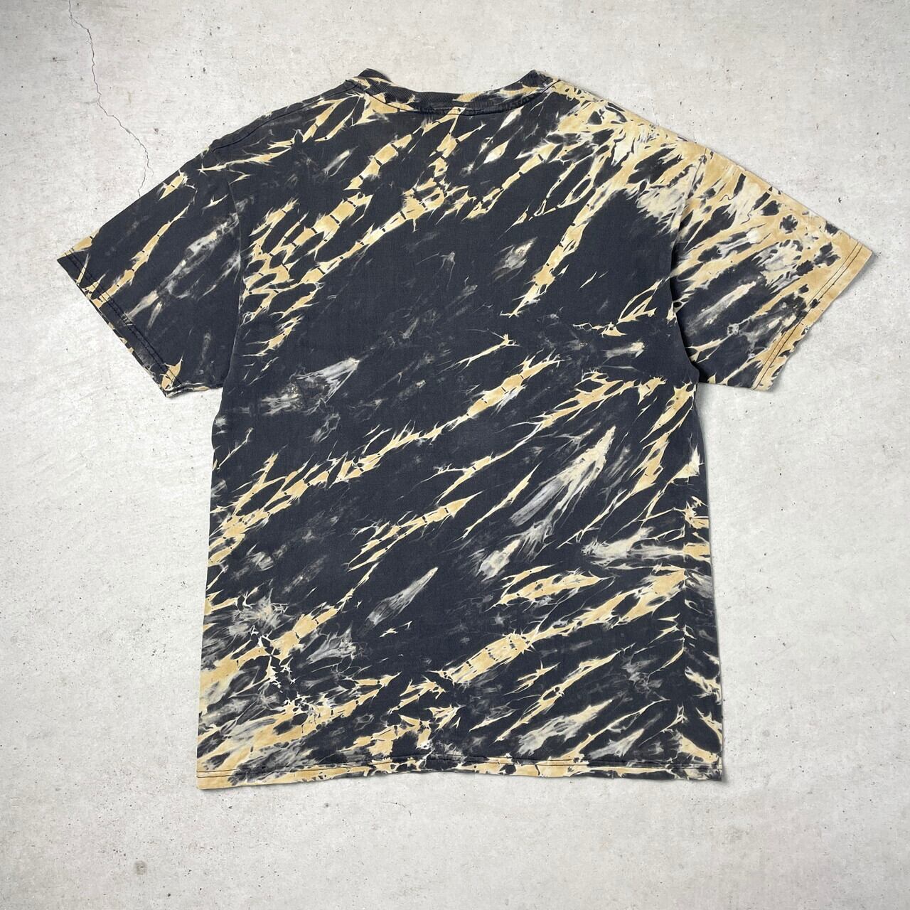 90年代 USA製 WILD GEAR 虎 タイダイ染め アニマル プリント Tシャツ 
