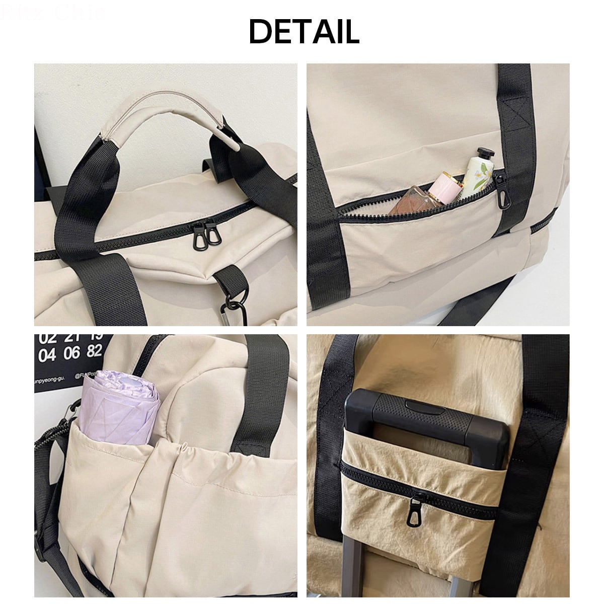 ボストンバッグ 大容量 トラベルバッグ レディース メンズ 韓国 シンプル 大人 カジュアル 旅行 出張 機内持ち込み 乾湿分離ポケット シューズ収納 大人可愛い 大人女子