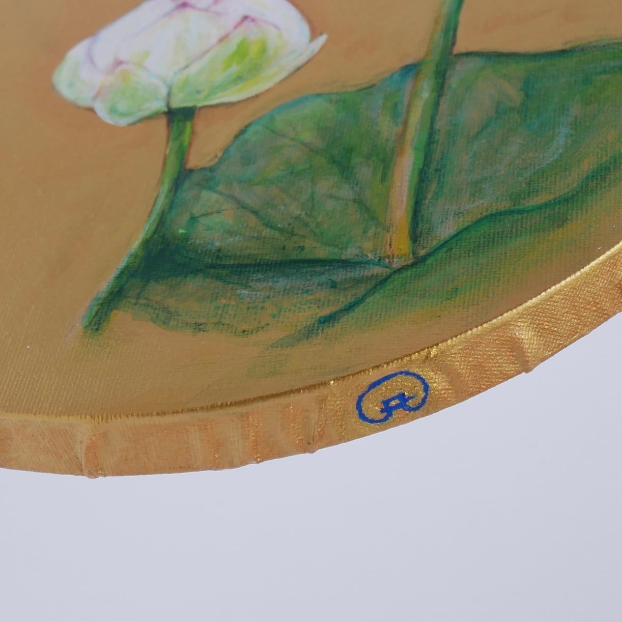 送料無料 「蓮」 原画 アクリル画（アート作品・絵画） | PAY ID
