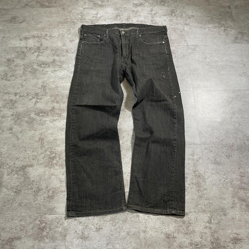 【W38 L32】 japan levi's 先染ブラック リーバイス 569