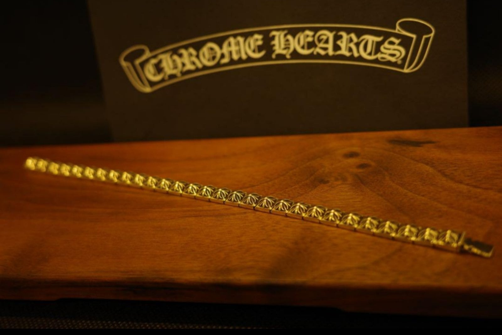 CHROME HEARTS クロムハーツ ピラミッドプラスリンクブレスレット