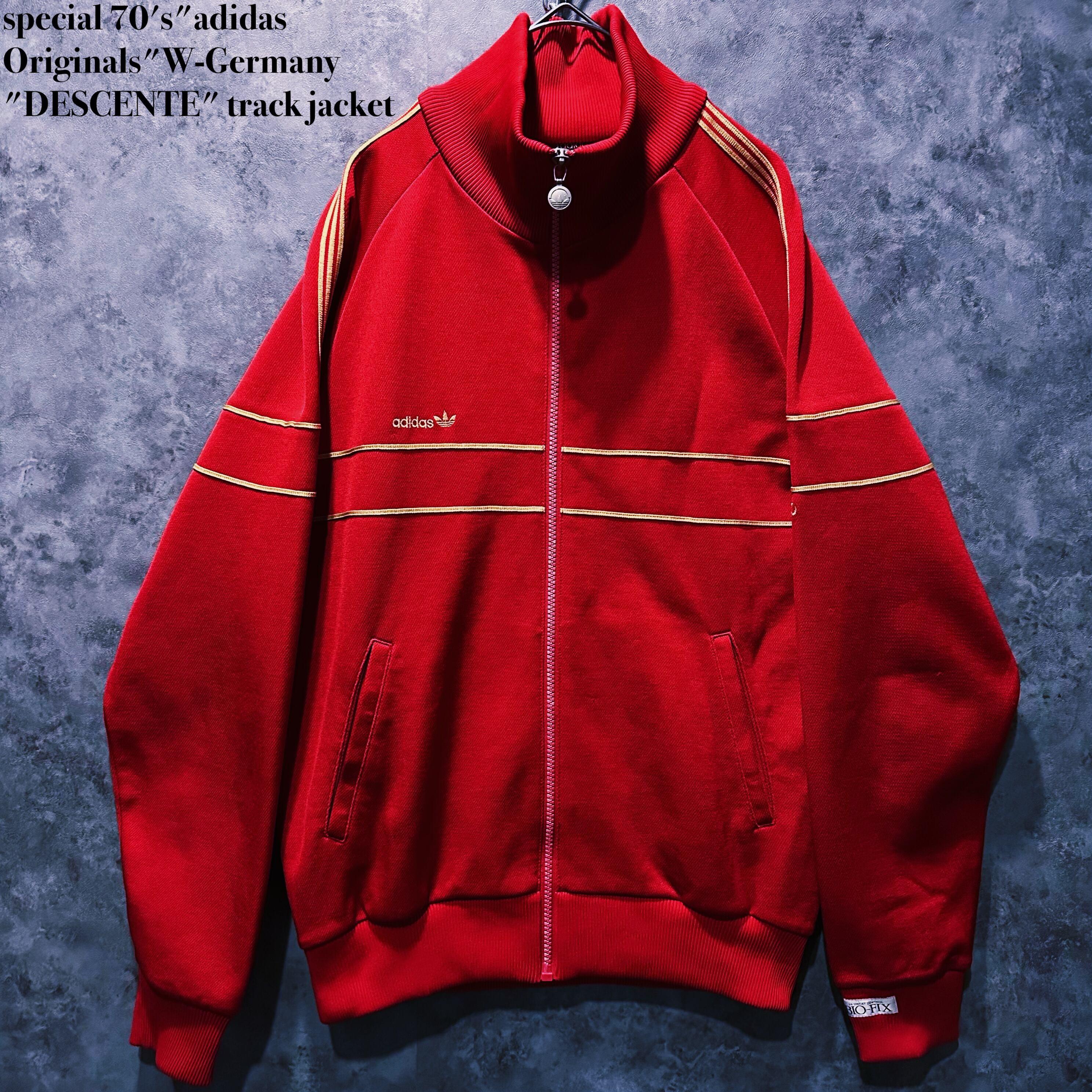 【doppio】special 70's"adidas Originals"W-Germany "DESCENTE" track jacket