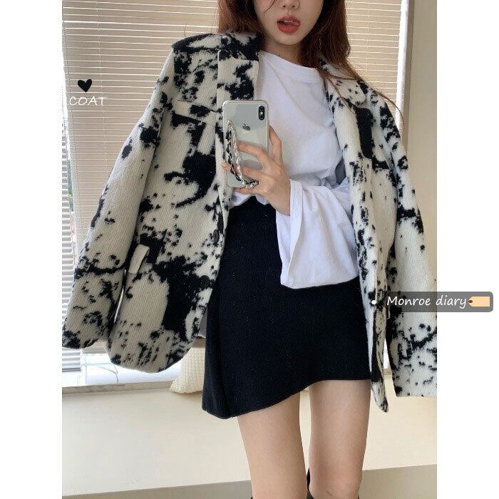 ジャケット オータムウィンターカジュアルトップス ストリート 秋物 冬物 モンロー24778585160