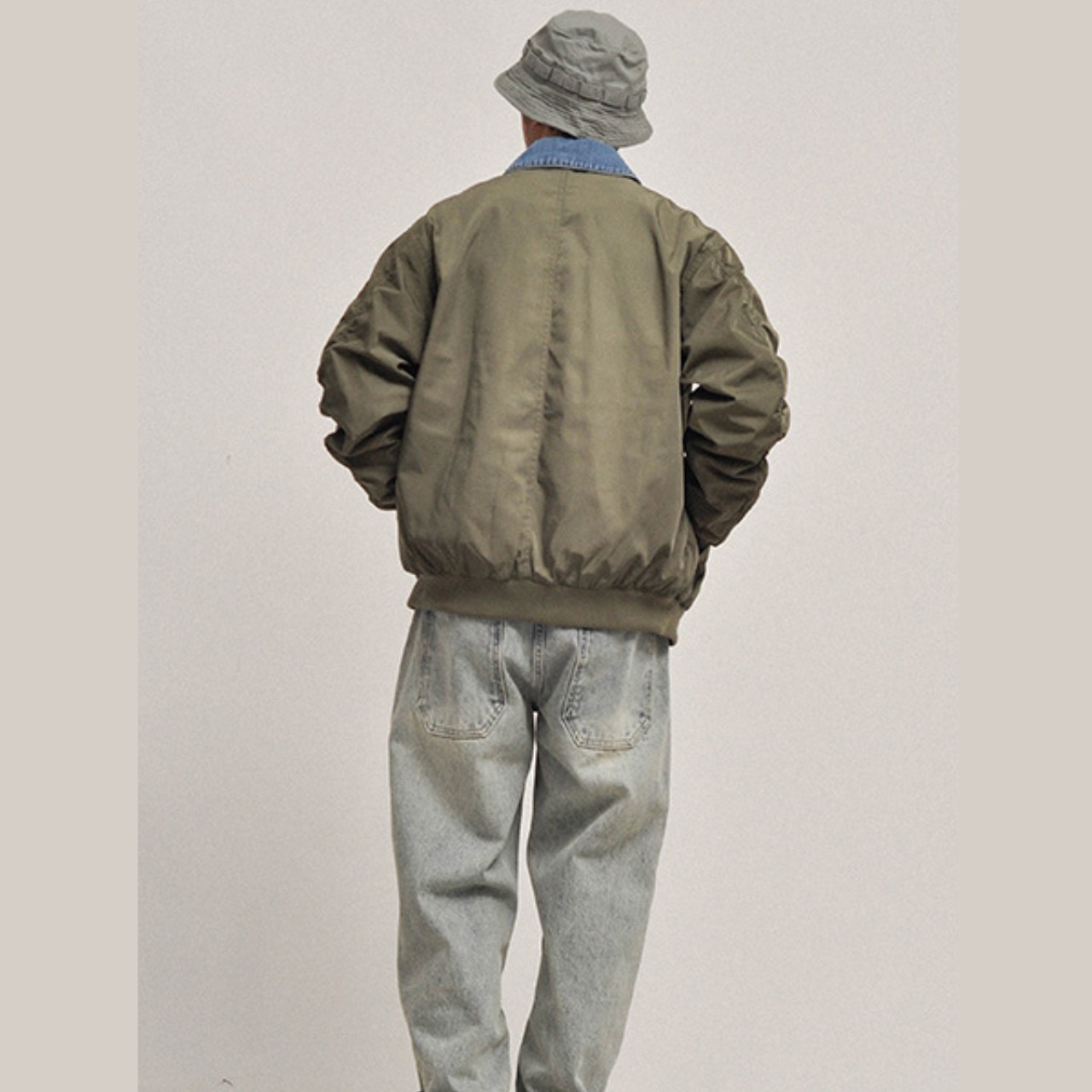 ツートーン フライト ジャケット K5402 - 3