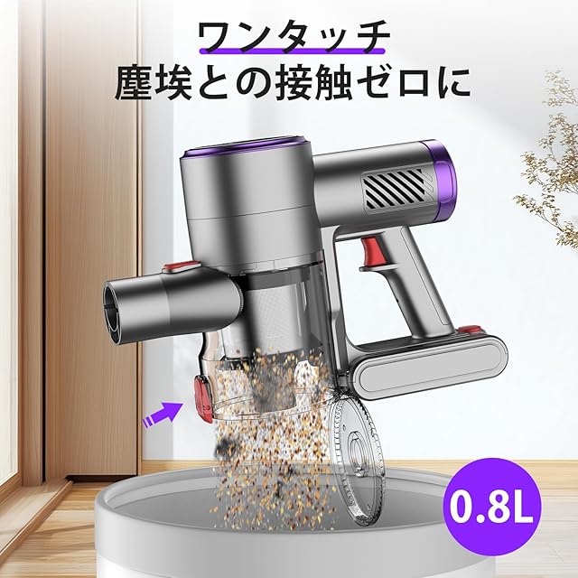 大特価✨掃除機コードレス86000Pa 超強力吸引　自立式　60分連続稼働 大特価✨掃除機コードレス86000Pa 超強力吸引 自立式 60分連続稼働