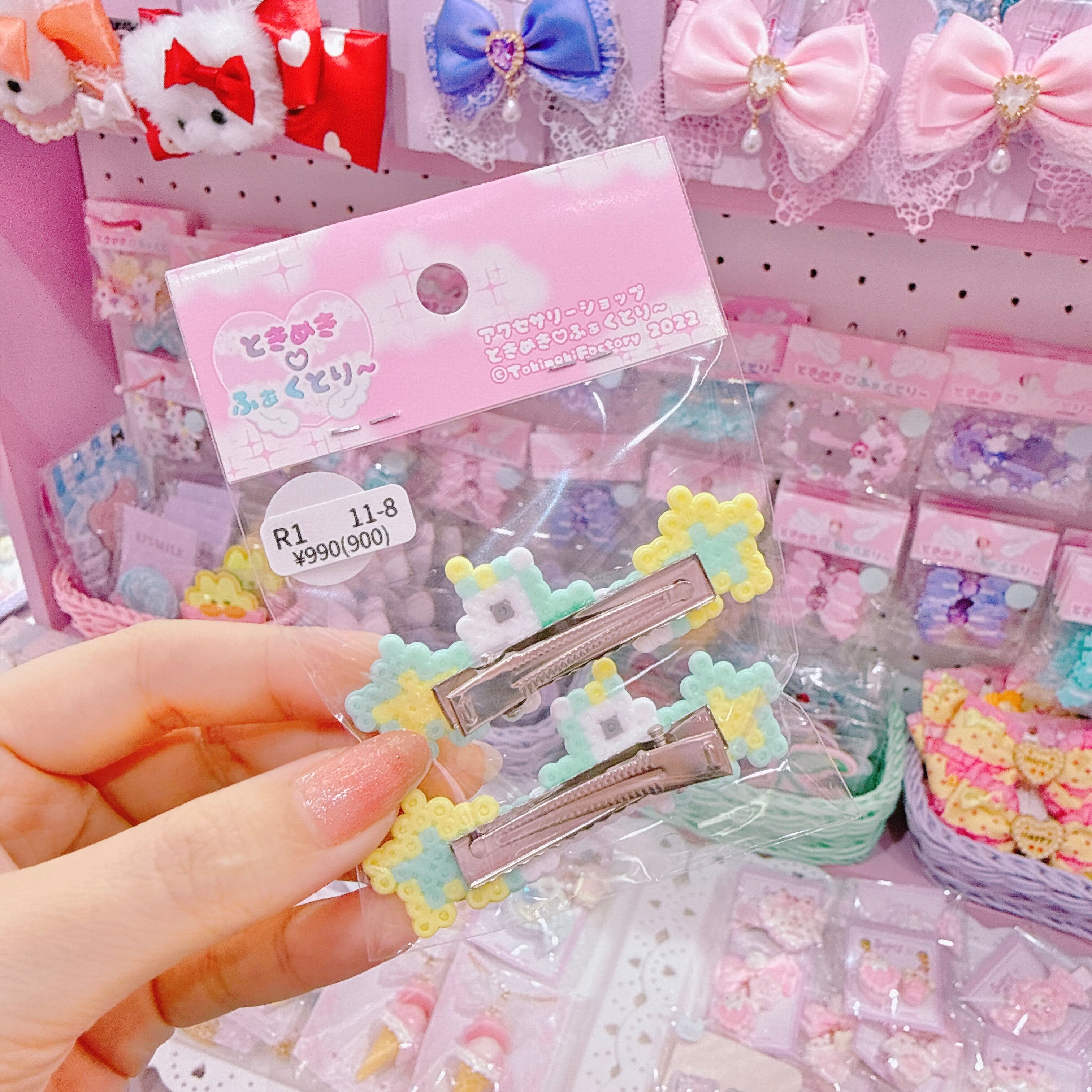 【R1】11-8スターユニコーンツインヘアクリップ