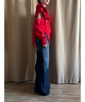 garter belt design frill remake long t shirt-4519-2