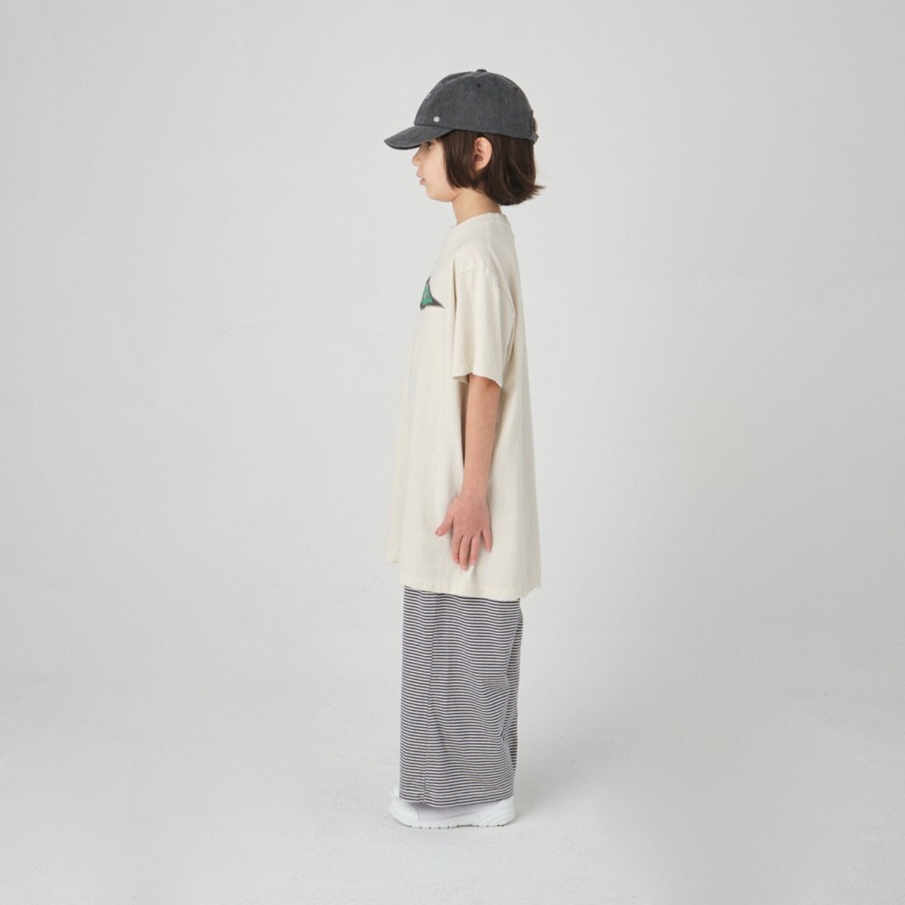 【jejeunosity】バニーTシャツワンピ ベージュ 80〜110cm - 3