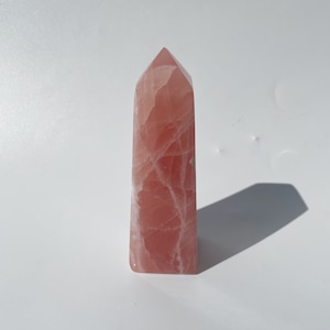 ローズカルサイト タワー型06◇Rose Calcite◇天然石・鉱物・パワーストーン