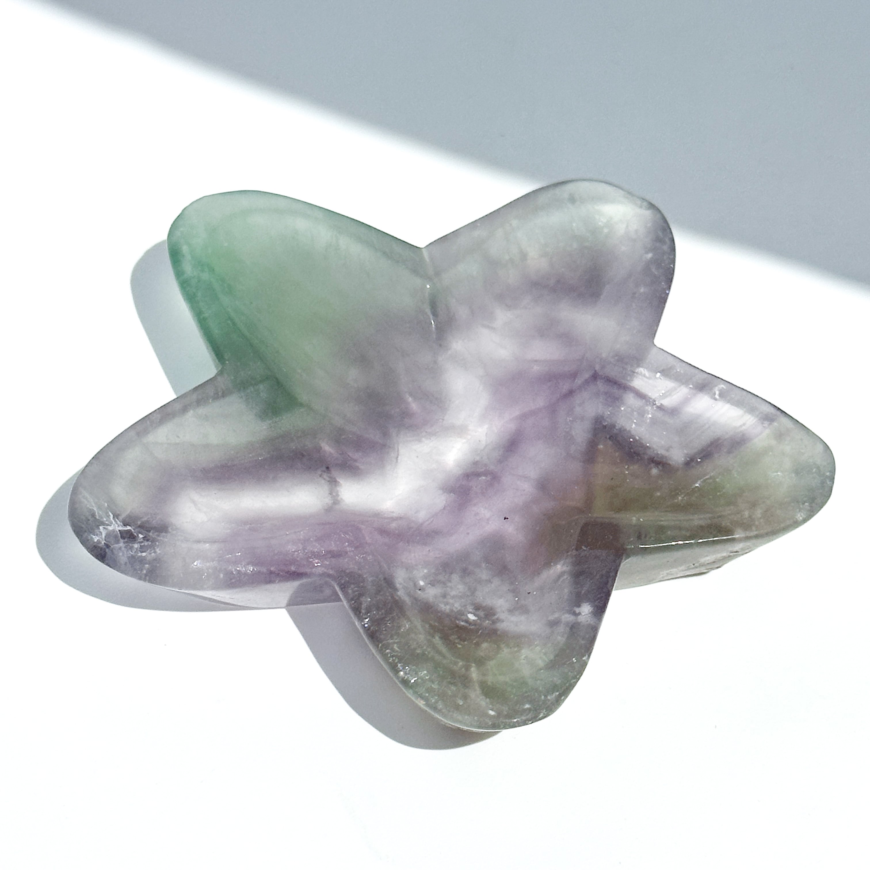レインボーフローライト星型のうつわ13◇ RainbowFluorite ◇天然石