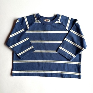 Border L/S T-Shirt【90-130cm】Navy