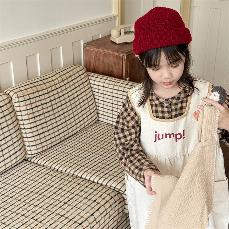 取寄》 JUMPサロペットパンツ （アイボリー／ネイビー） ADBB 2024秋