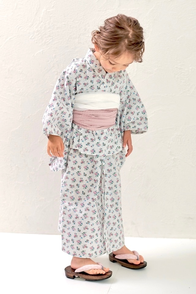 YUKATA long dress〈Light blue〉