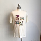 SSEINSE(センス)刺繍＆プリントTシャツ/オフホワイト