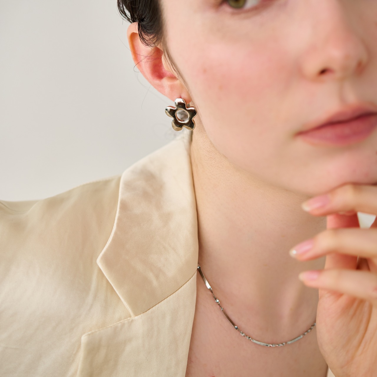 9/18(金)21時新作発売*stainless ribbon necklace