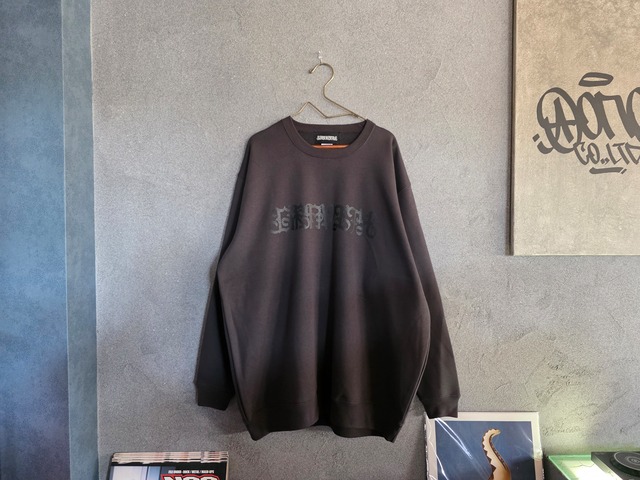 gravity ”type casper ”   CREWNECK(GRAY)