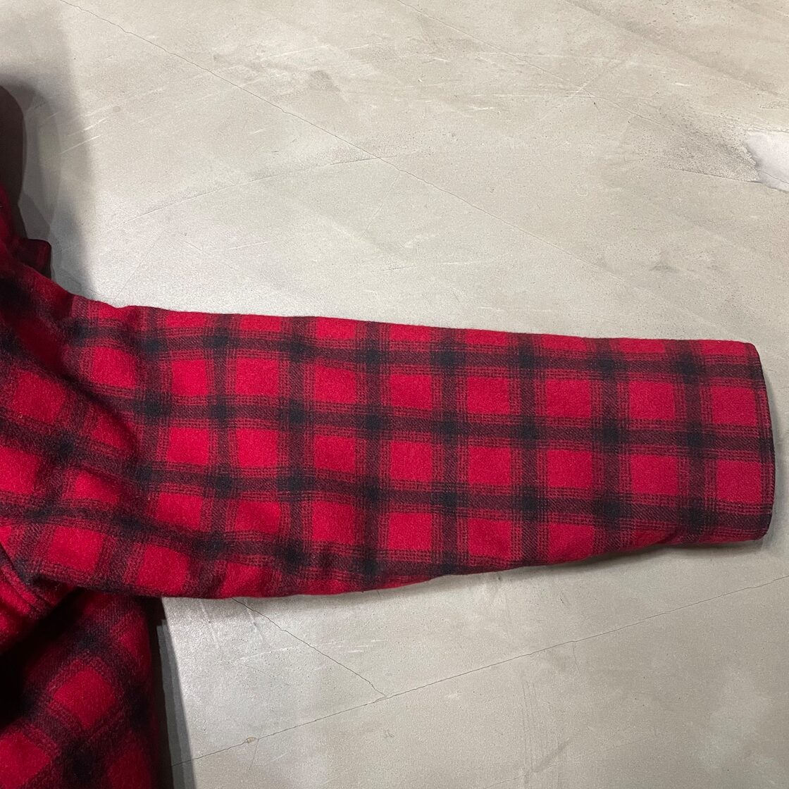 80s L.L.Bean ウールジャケット シャドーチェック USA製 エルエル 