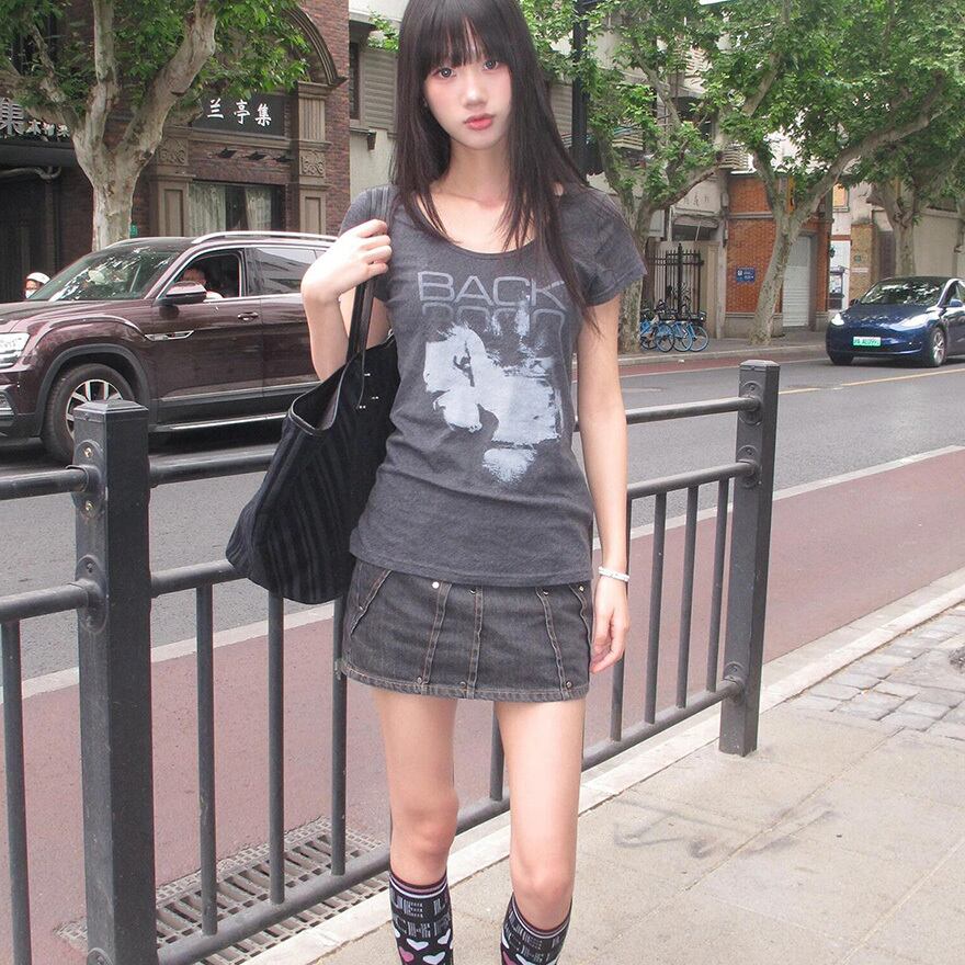 平成ギャル Y2K ゴシック Tシャツ ライブ参戦 | サブカル系地雷通販