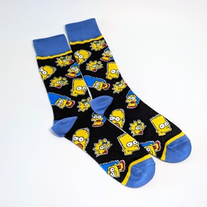 ♧【 crew socks / クルーソックス 】『 The Simpsons / シンプソンズ 』 靴下 / ソックス〚アメリカン雑貨 アメトイ〛